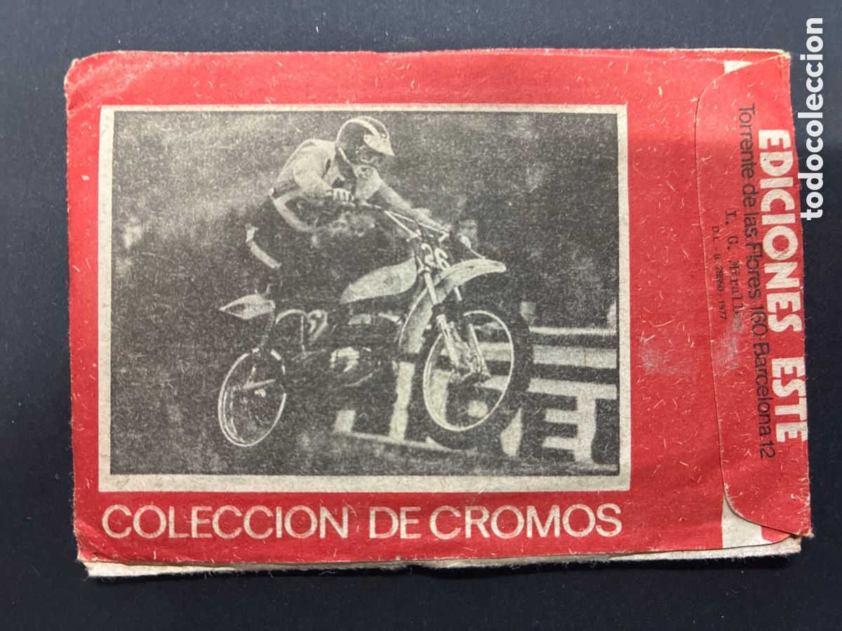 Coleccionismo cromos antiguos: SOBRE CON CROMOS MOTO 80 EDITORIAL ESTE - Foto 2