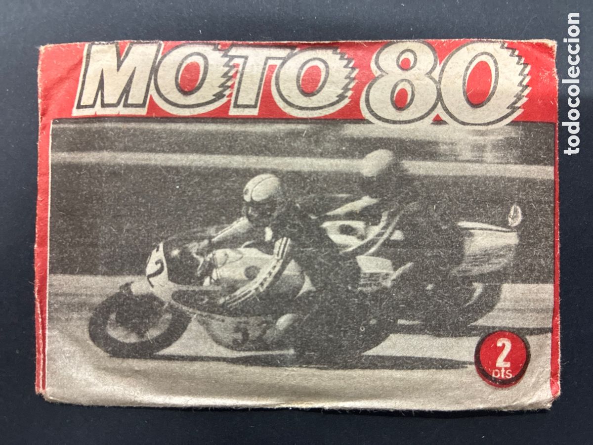 Colecionismo Cromos antigos: SOBRE CON CROMOS MOTO 80 EDITORIAL ESTE