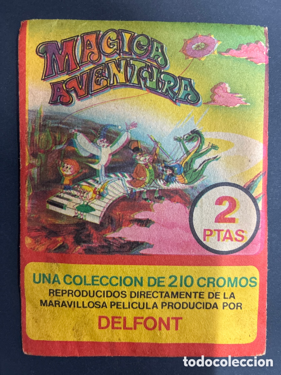 Coleccionismo cromos antiguos: SOBRE CON CROMOS PELICULA MAGICA AVENTURA EDITORIAL RUIZ ROMERO