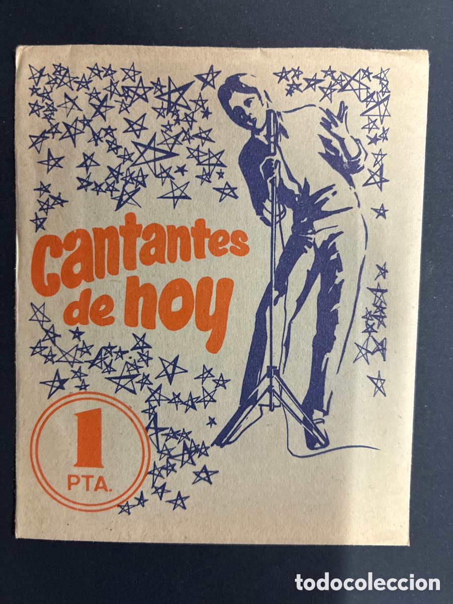 Coleccionismo cromos antiguos: SOBRE CON CROMOS CANTANTES DE HOY EDITORIAL RUIZ ROMERO