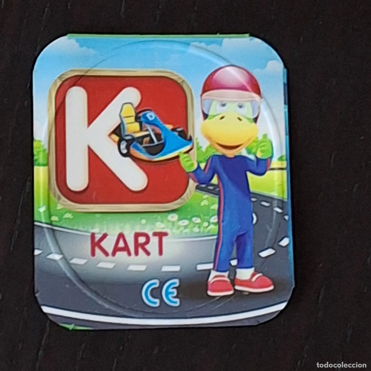Danonino Petit Suisse Tapa Yogurt Cromo - Abecedario - Letra K Kart - Danone