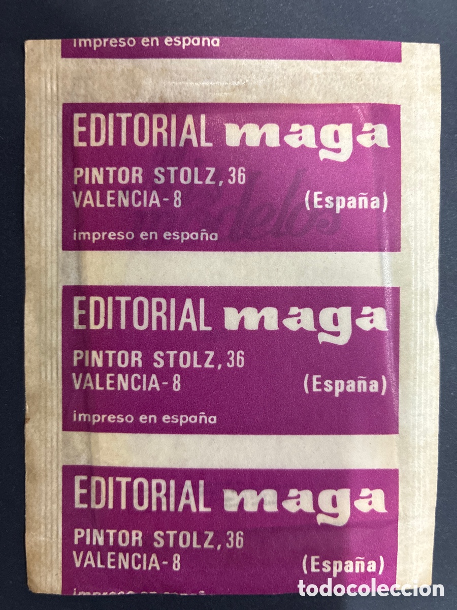 Coleccionismo cromos antiguos: SOBRE CON CROMOS MIS MODELOS EDITORIAL MAGA - Foto 2