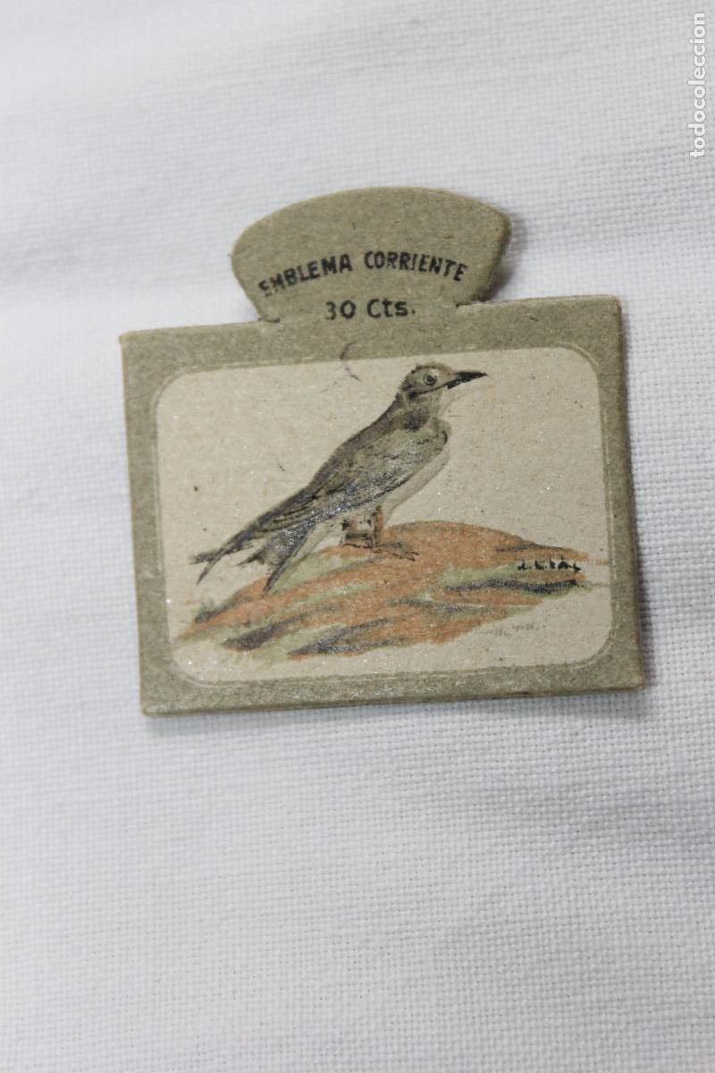 Coleccionismo cromos antiguos: EMBLEMA AUXILIO SOCIAL STERUA NIGRA N&ordm; 1
