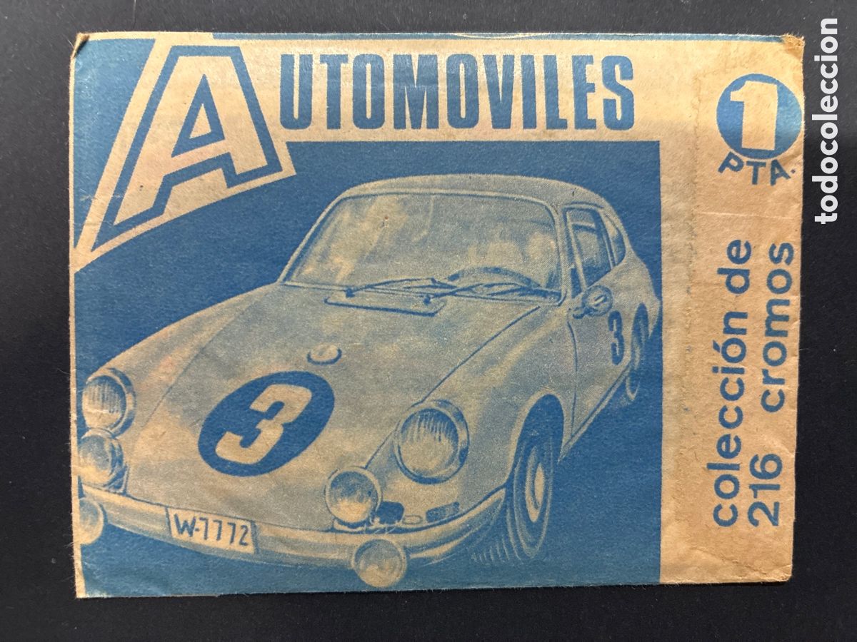Coleccionismo cromos antiguos: SOBRE CON CROMOS AUTOMOVILES EDITORIAL MAGA