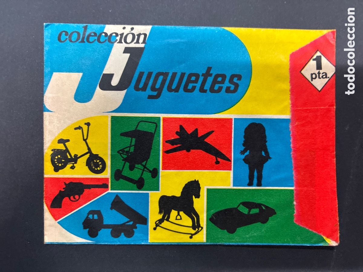 Coleccionismo cromos antiguos: SOBRE CON CROMOS ALBUM COLECCION JUGUETES EDITORIAL QUELCOM