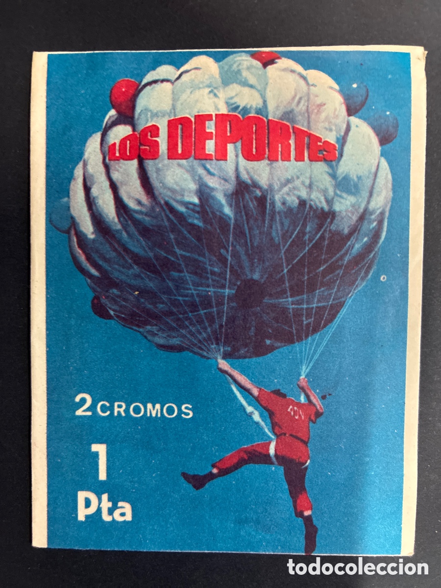 Coleccionismo cromos antiguos: SOBRE CON CROMOS ALBUM LOS DEPORTES