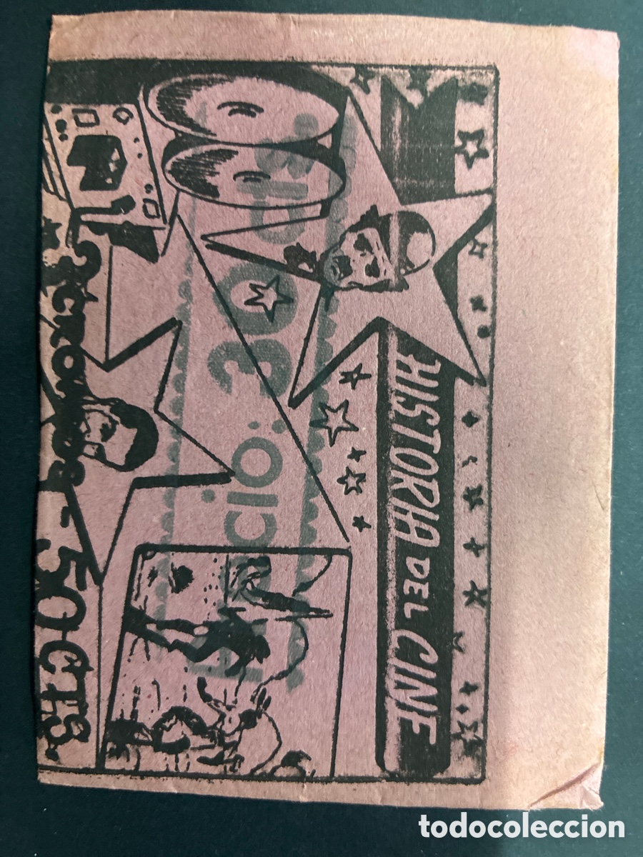 Coleccionismo cromos antiguos: SOBRE CON CROMOS ALBUM HISTORIA DEL CINE