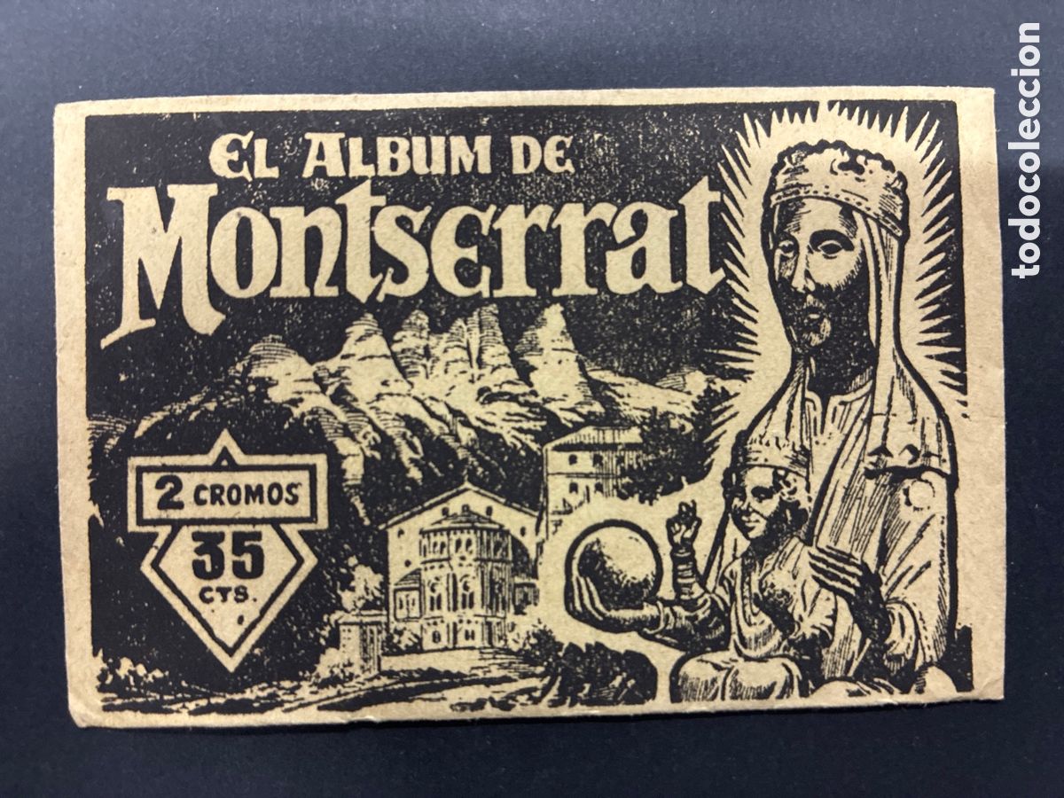 Coleccionismo cromos antiguos: SOBRE CON CROMOS ALBUM DE MONTSERRAT