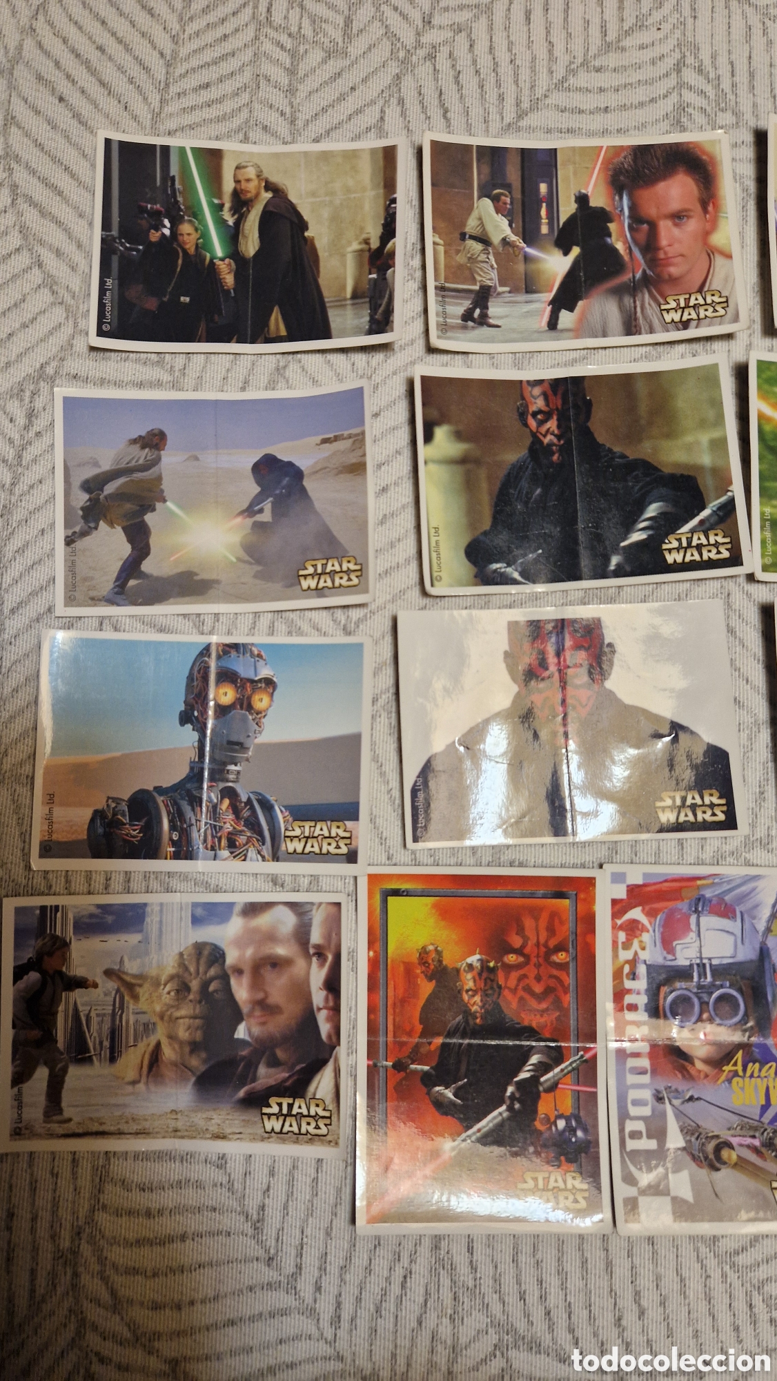 Coleccionismo cromos antiguos: Star wars set Bimbocao - Foto 2