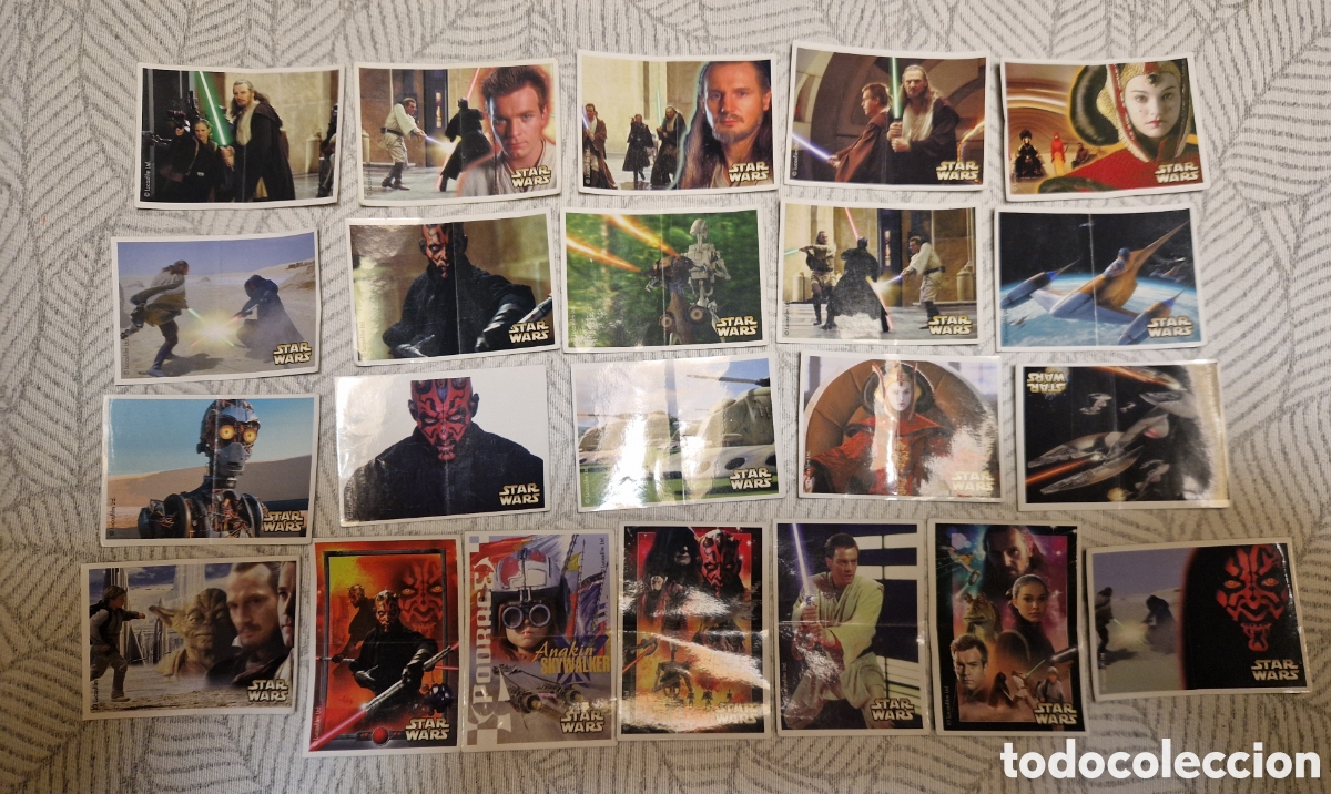Coleccionismo cromos antiguos: Star wars set Bimbocao - Foto 1