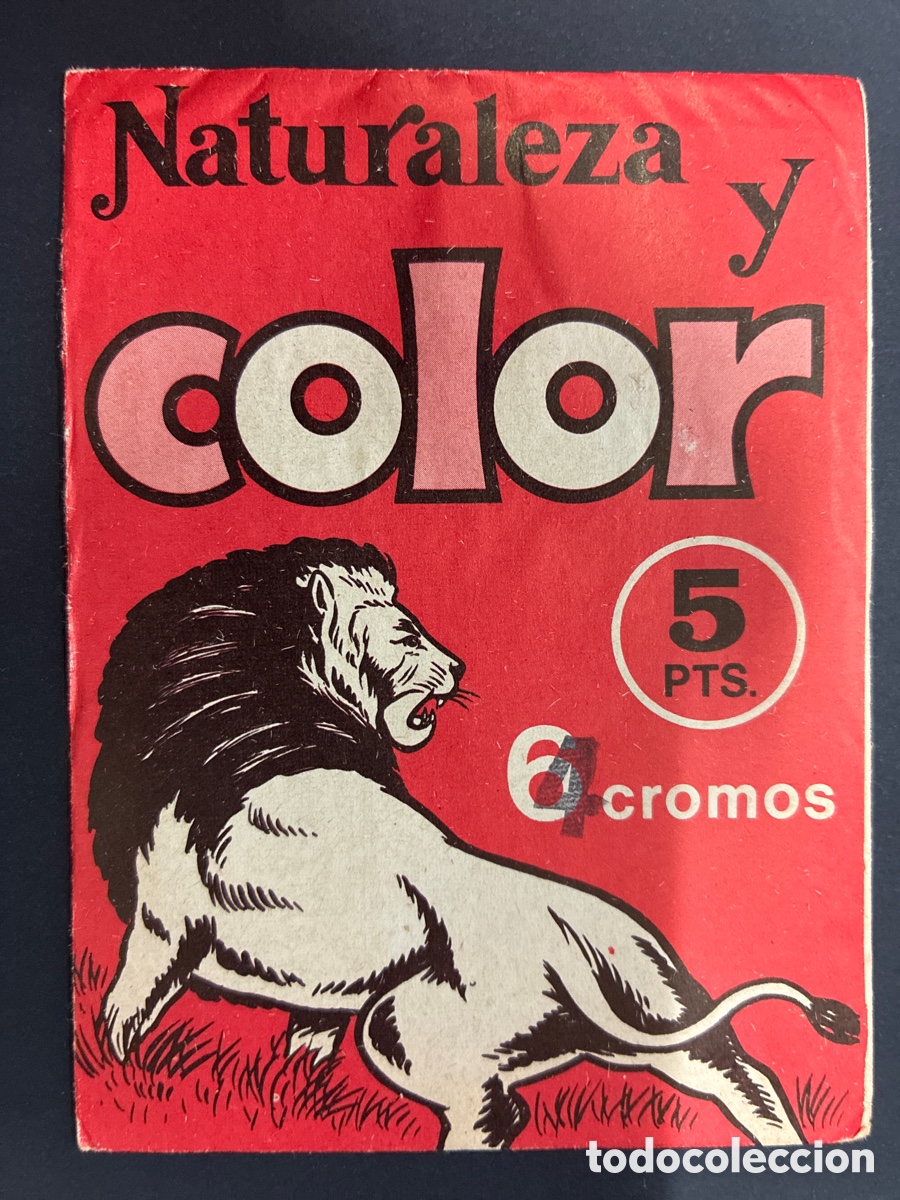 Coleccionismo cromos antiguos: SOBRE CON CROMOS ALBUM NATURALEZA Y COLOR