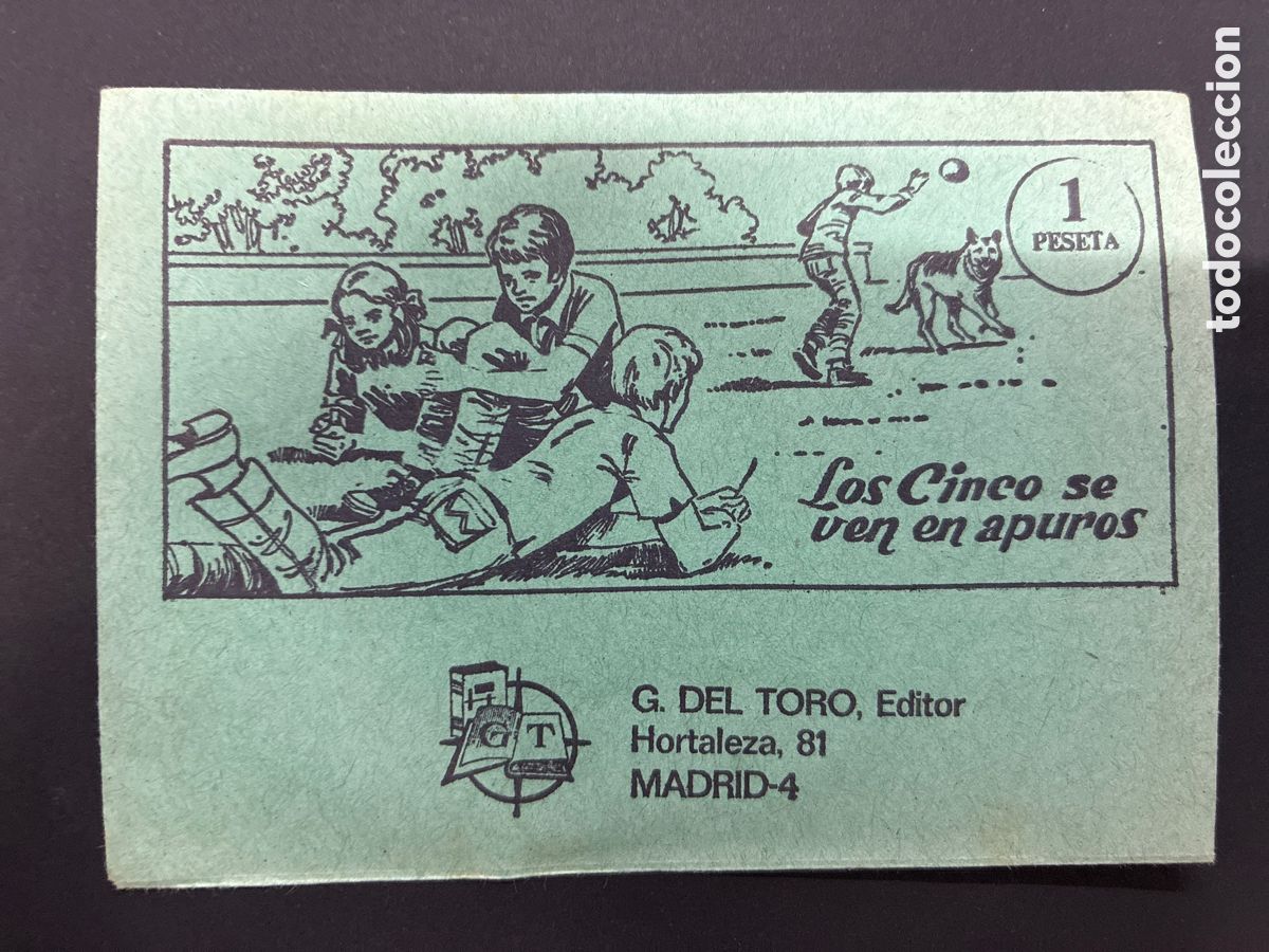 Coleccionismo cromos antiguos: SOBRE CON CROMOS ALBUM LOS CINCO EN APUROS