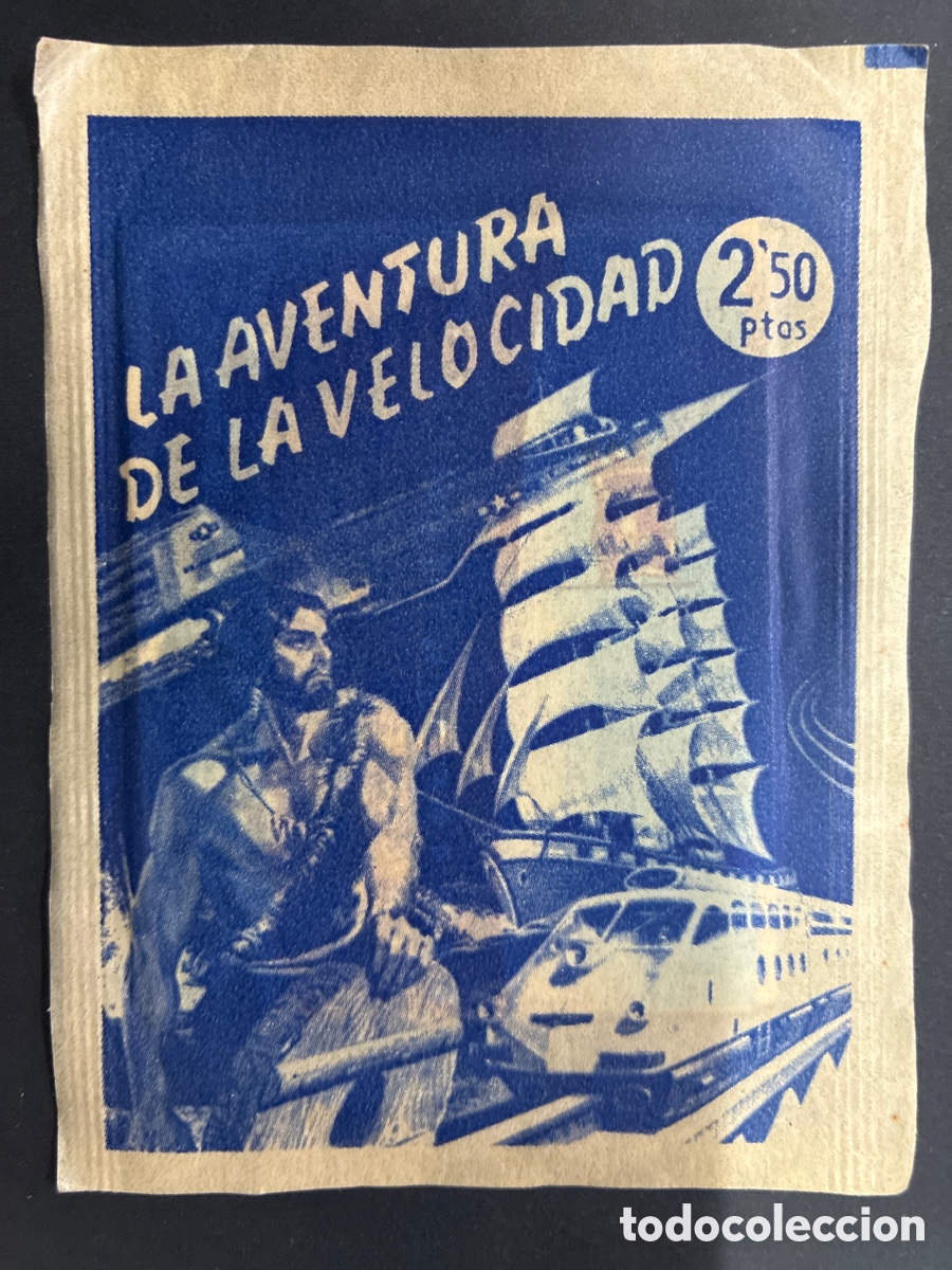 Coleccionismo cromos antiguos: SOBRE CON CROMOS ALBUM LA AVENTURA DE LA VELOCIDAD