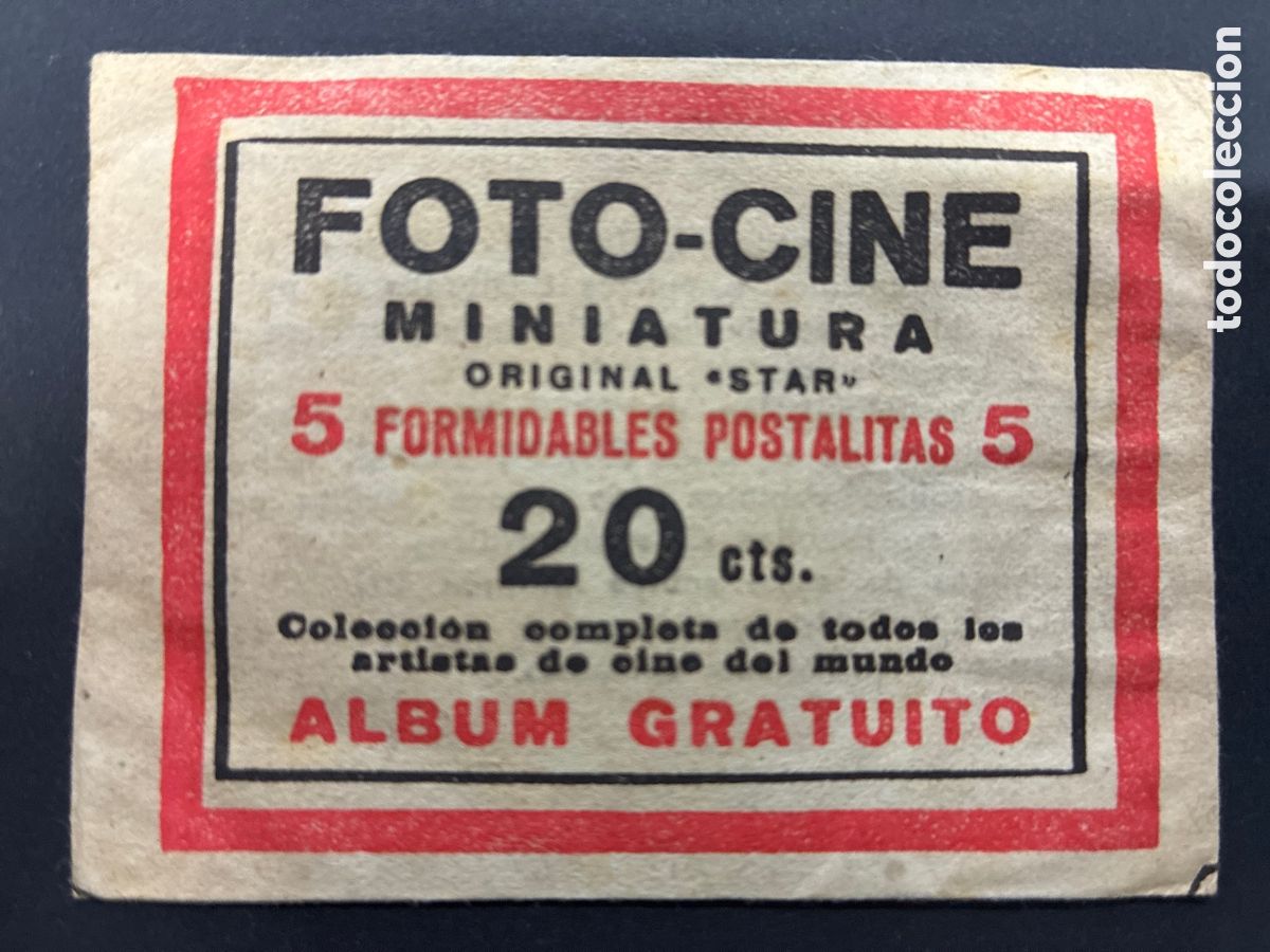 Coleccionismo cromos antiguos: SOBRE CON CROMOS ALBUM FOTO- CINE