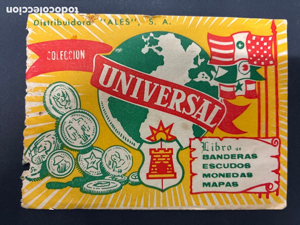 Coleccionismo cromos antiguos: SOBRE CON CROMOS COLECCION UNIVERSAL - Foto 1