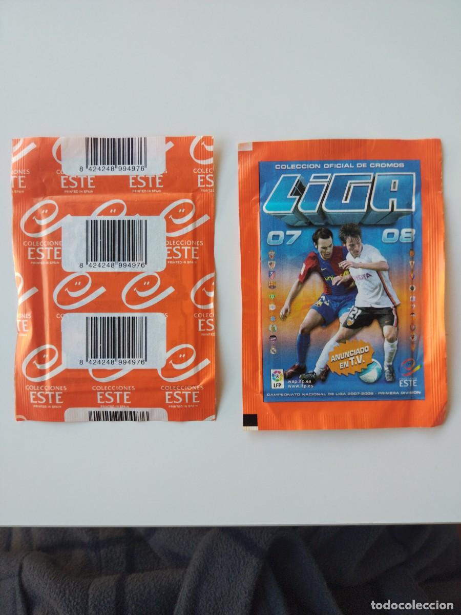 Collectionnisme Cartes &agrave; collectionner anciennes: 2 SOBRES CROMOS SIN ABRIR LIGA 2007 2008