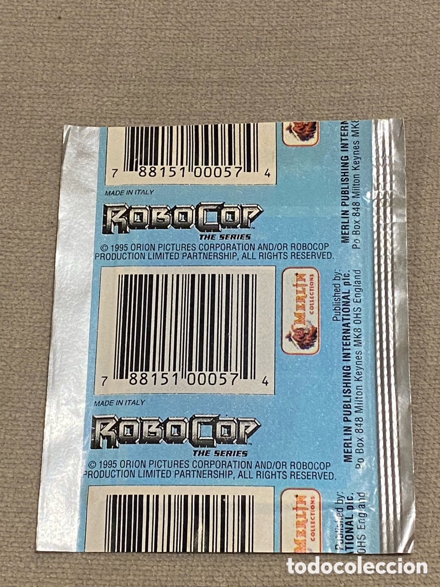 Coleccionismo cromos antiguos: Lote sobres sin abrir Robocop - Foto 4