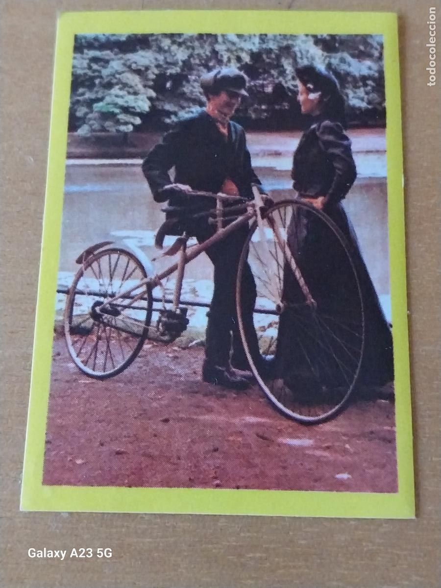Coleccionismo cromos antiguos: DONUTS PANRICO LA HISTORIA DE LA BICICLETA N&ordm; 14 A&Ntilde;O 1984