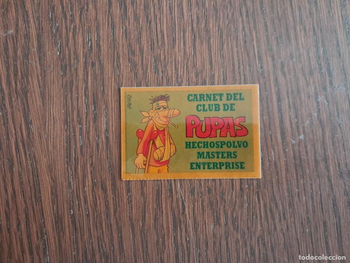 Coleccionismo cromos antiguos: cromo adhesivo de bollycao, bolly-carnet, carnet del club de pupas. sin pegar.