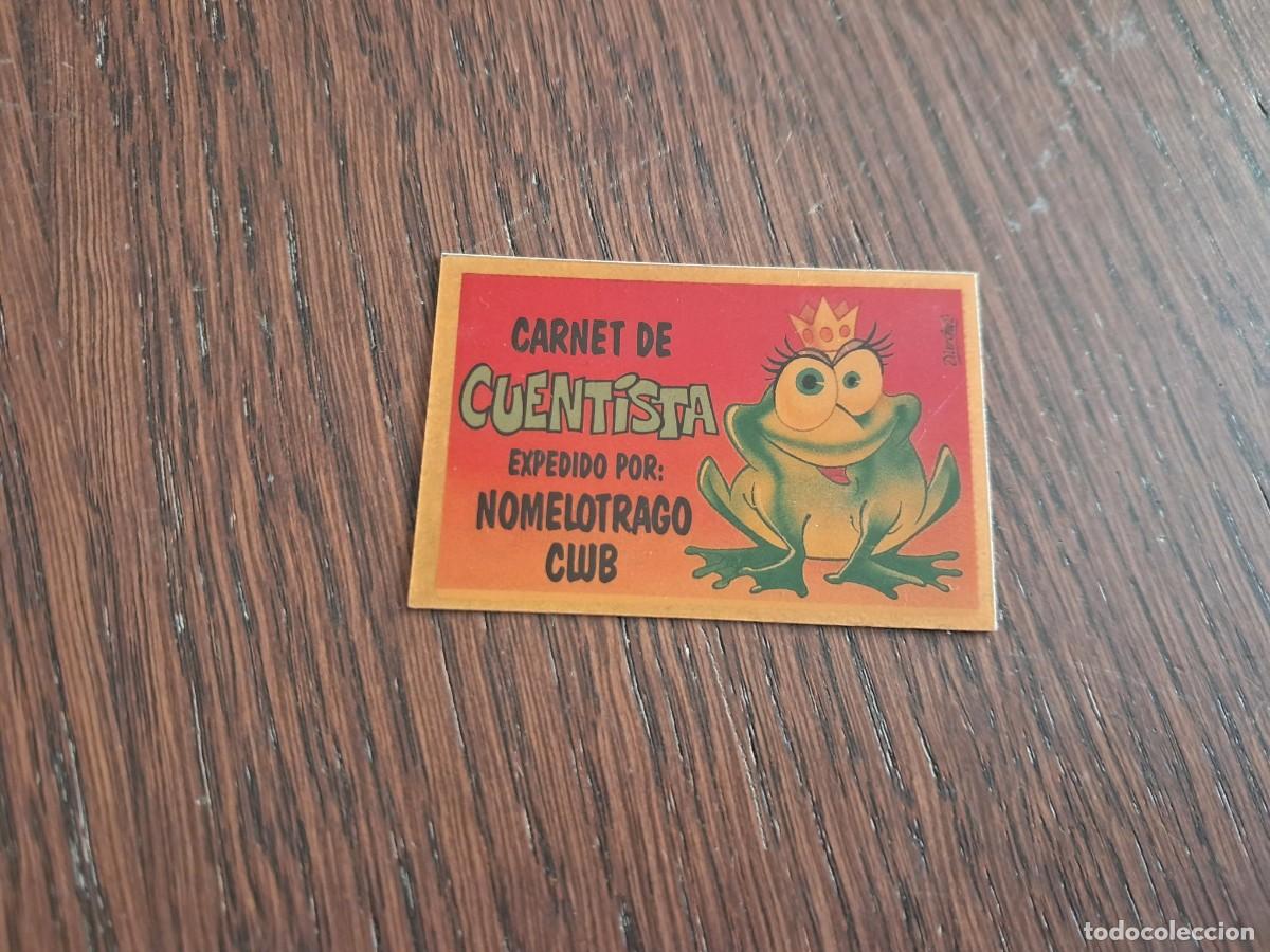 Coleccionismo cromos antiguos: cromo adhesivo de bollycao, bolly-carnet, carnet de cuentista. sin pegar.