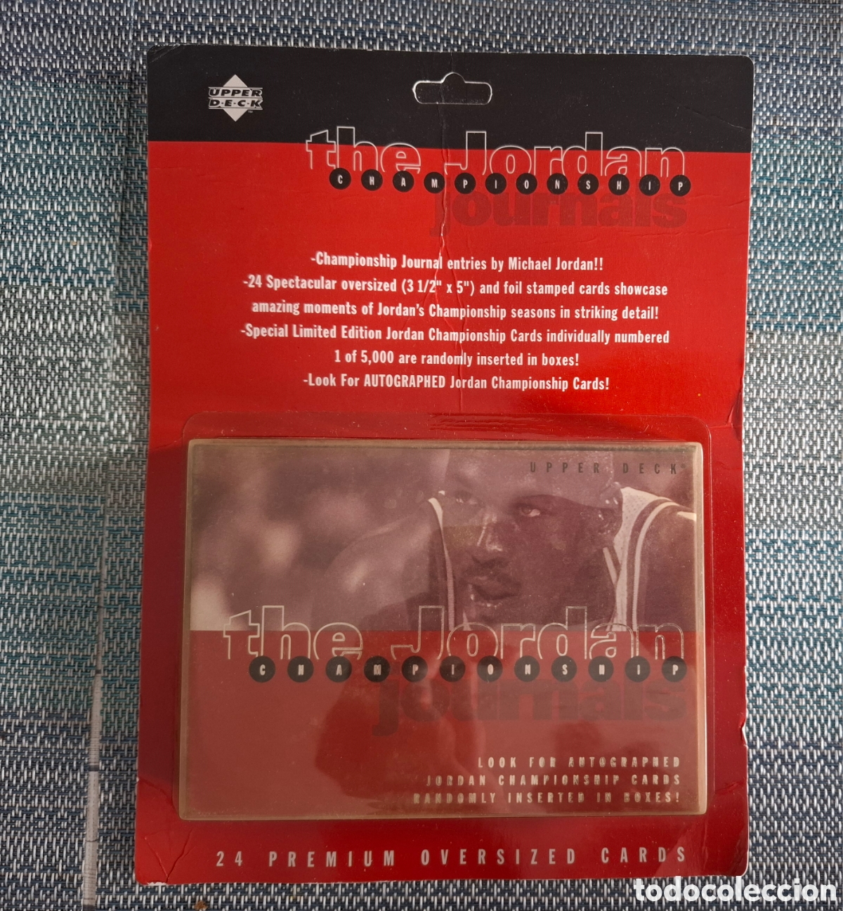 Coleccionismo cromos antiguos: Michael Jordan SIN ABRIR SELLADO champioship coleccion 24 cartas upper deck