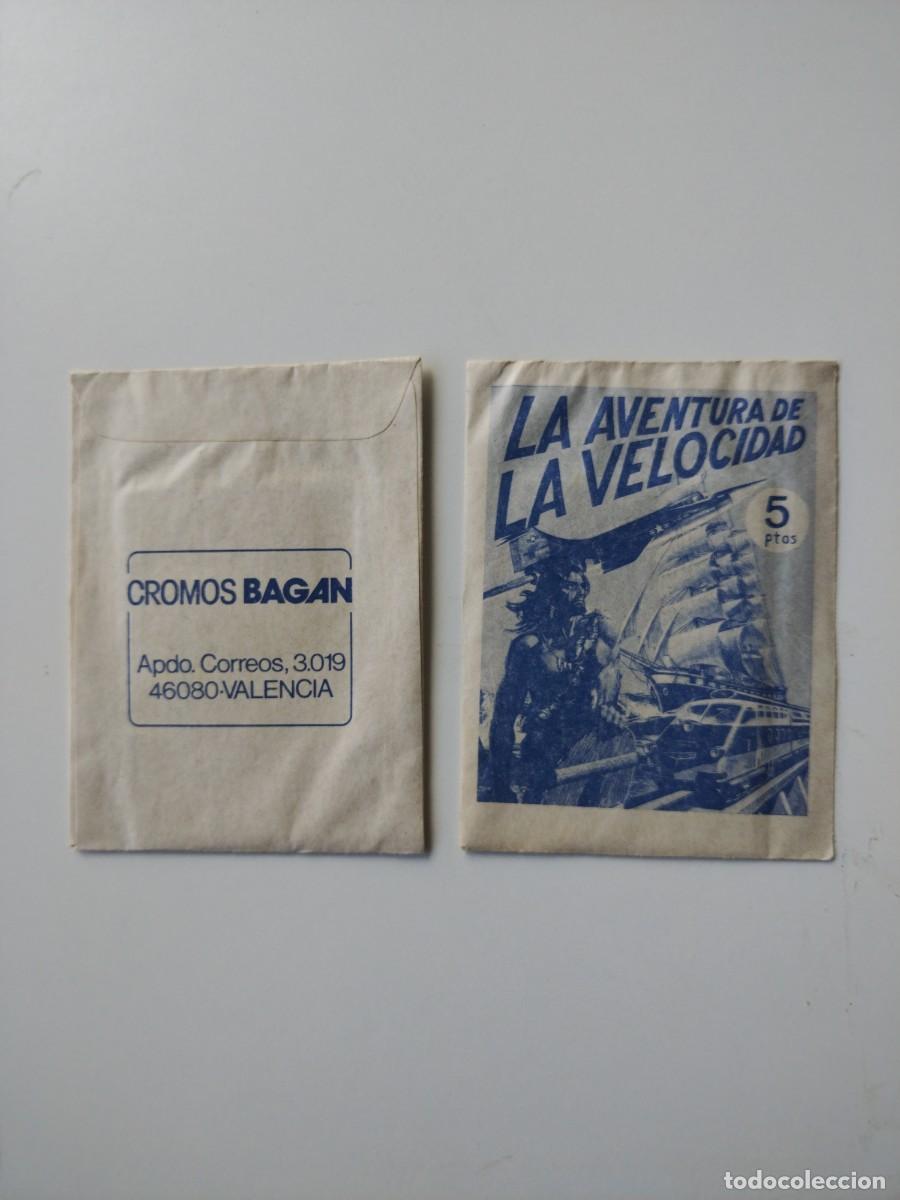 Coleccionismo cromos antiguos: 2 SOBRES CROMOS SIN ABRIR LA AVENTURA DE LA VELOCIDAD