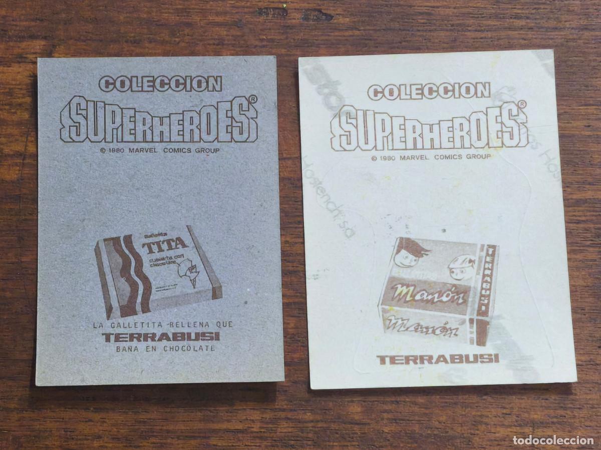 Coleccionismo cromos antiguos: Marvel Superheroes Terrabusi de 1980. 2 Nova - Foto 2