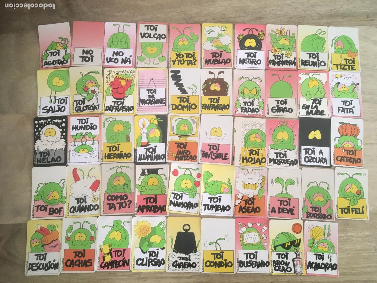 Coleccionismo cromos antiguos: tois bolly tois bolly-tois bollycao primera serie 49 cromos nunca pegados coleccion casi completa