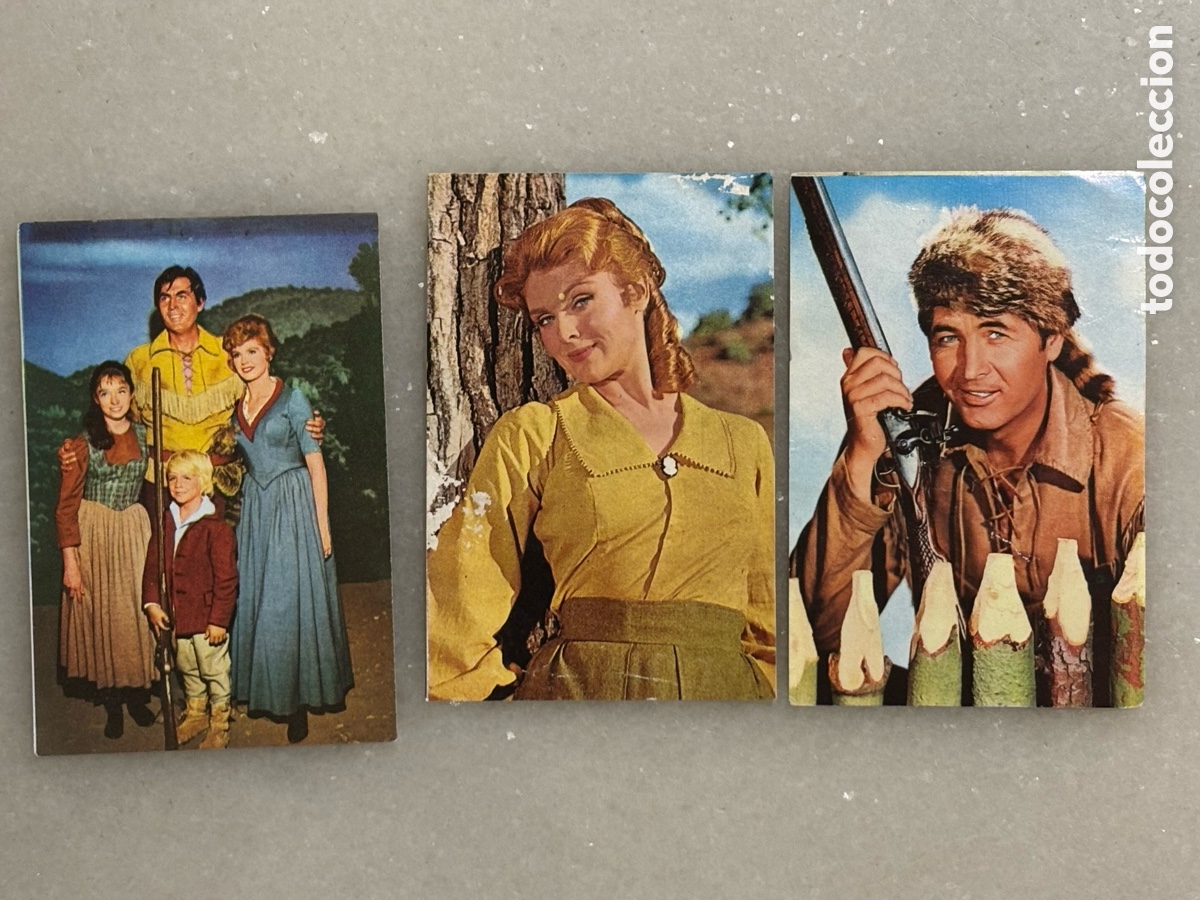 Coleccionismo cromos antiguos: Lote privado para Mario tres cromos famosos TV