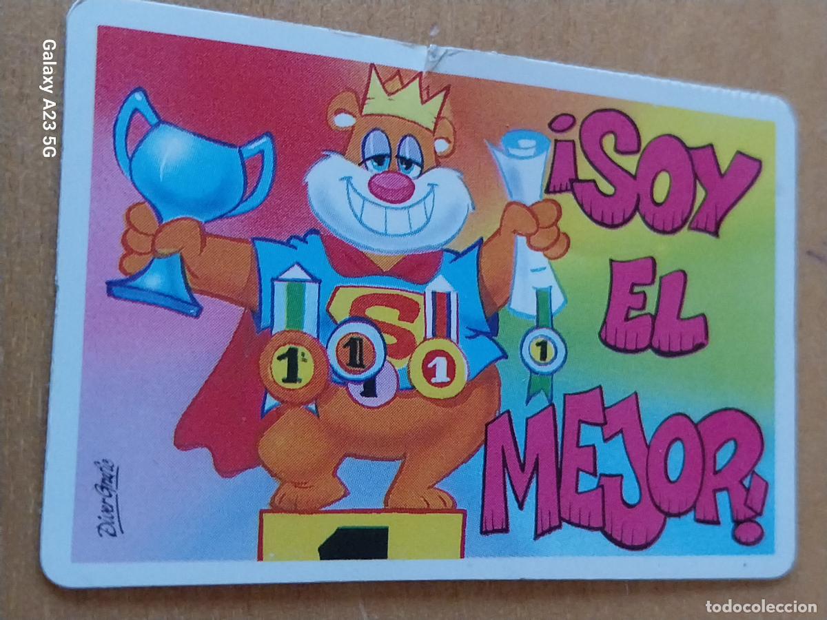 Coleccionismo cromos antiguos: BOLLYCAO PEGUITARJETAS II SOY EL MEJOR ORIGINAL PROMO PASTELITOS DIVER GRAFIC