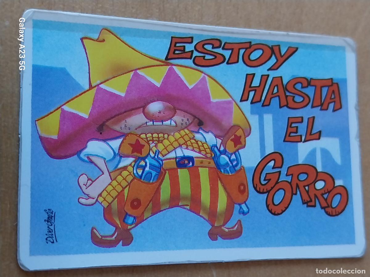 Coleccionismo cromos antiguos: BOLLYCAO PEGUITARJETAS II ESTOY HASTA EL GORRO ORIGINAL PROMO PASTELITOS DIVER GRAFIC A&Ntilde;OS 80