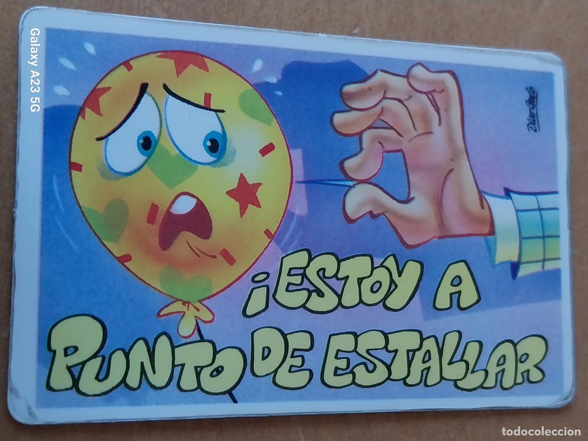 Coleccionismo cromos antiguos: BOLLYCAO PEGUITARJETAS II ESTOY A PUNTO DE ESTALLAR ORIGINAL PROMO PASTELITOS DIVER GRAFIC A&Ntilde;OS 80
