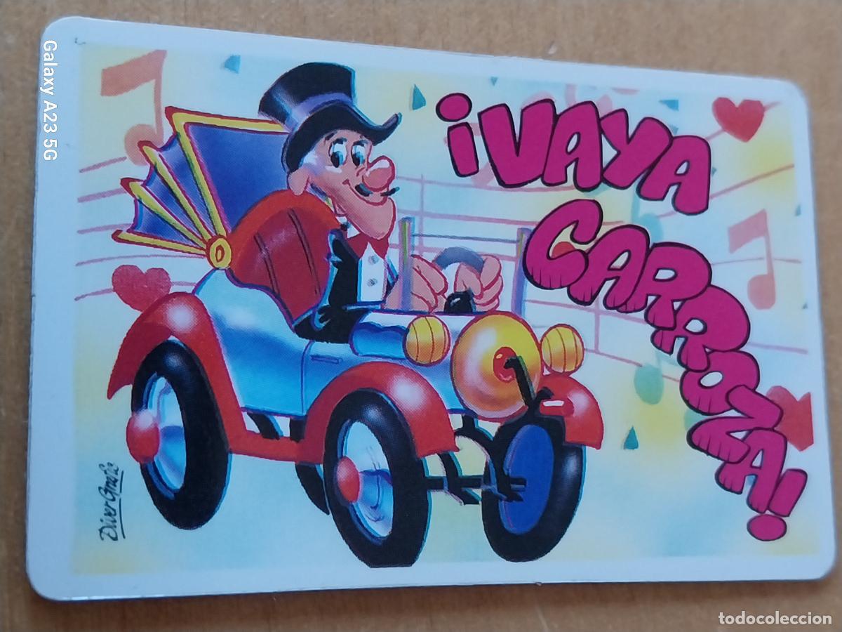 Coleccionismo cromos antiguos: BOLLYCAO PEGUITARJETAS II VAYA CARROZA ORIGINAL PROMO PASTELITOS DIVER GRAFIC A&Ntilde;OS 80