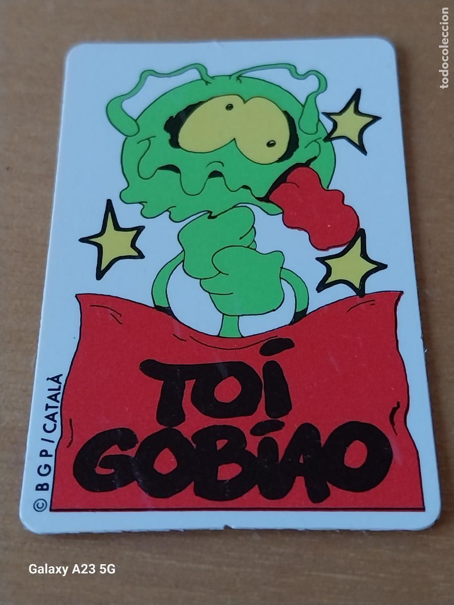 Coleccionismo cromos antiguos: BOLLYCAO BOLLY TOIS TOI GOBIAO ** CROMO SIN PEGAR NUNCA ORIGINAL PROMO PASTELITOS CATALA BGP