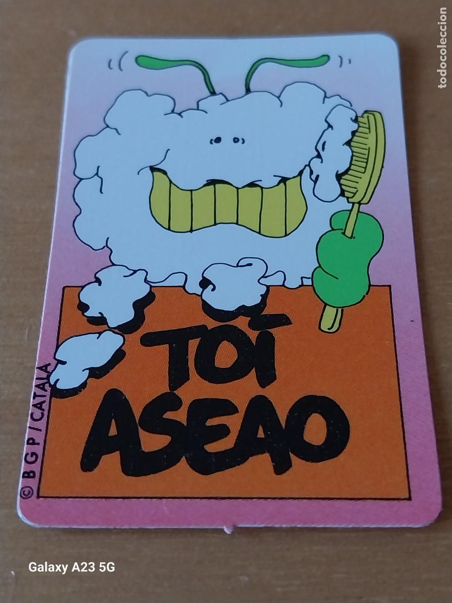 Coleccionismo cromos antiguos: BOLLYCAO BOLLY TOIS TOI ASEAO ** CROMO SIN PEGAR NUNCA ORIGINAL PROMO PASTELITOS CATALA BGP