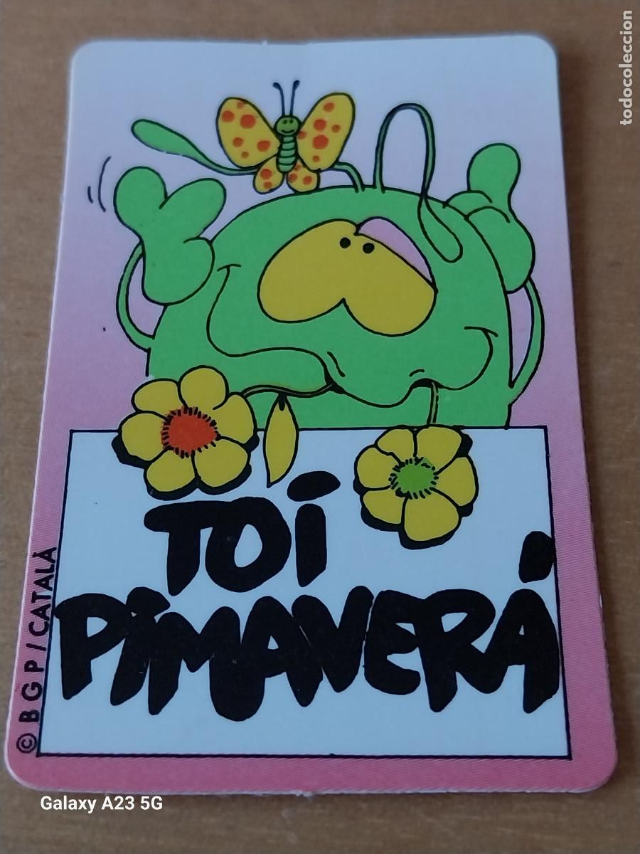 Coleccionismo cromos antiguos: BOLLYCAO BOLLY TOIS TOI PIMAVER&Aacute; ** CROMO SIN PEGAR NUNCA ORIGINAL PROMO PASTELITOS CATALA BGP