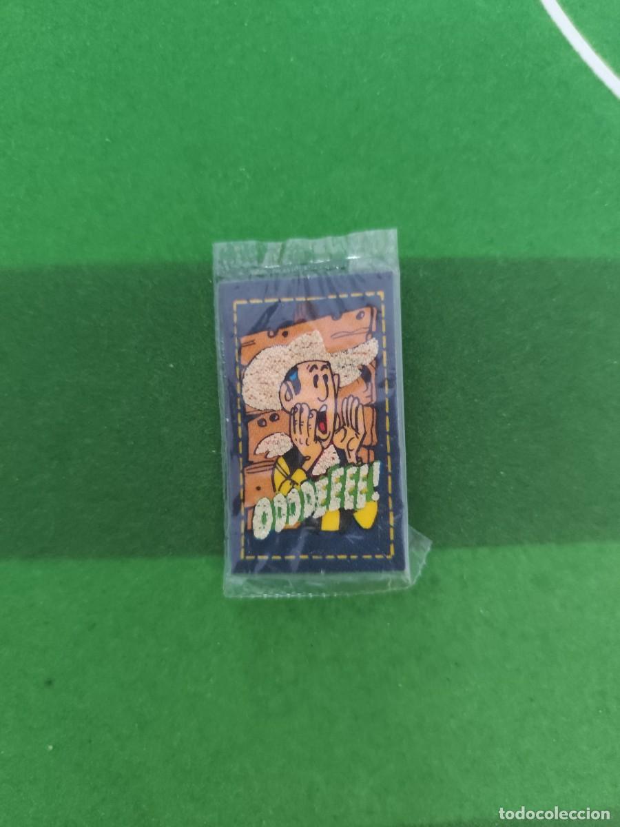 Coleccionismo cromos antiguos: Lucky llamando a Jolly 3 Matutano cromo tela tejana con relieves Sin pegar