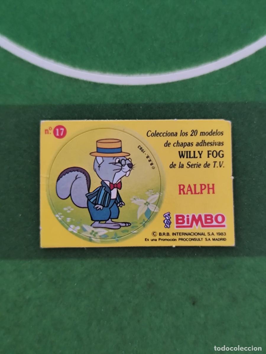 Coleccionismo cromos antiguos: Ralph Bimbo Chapas adhesivas Willy Fog Sin pegar