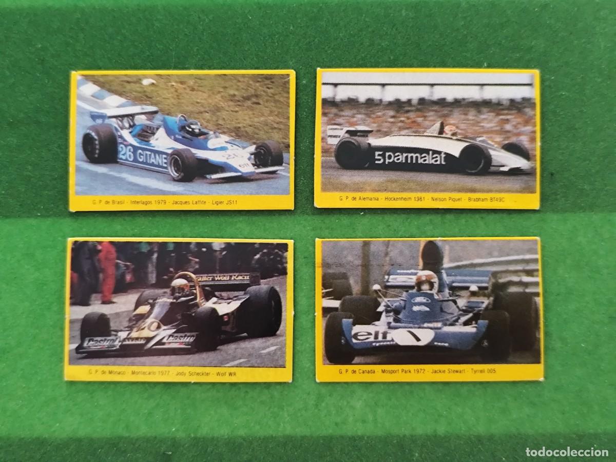 Coleccionismo cromos antiguos: Cromos 14, 31, 37 y 47 Grand Prix Danone Sin pegar