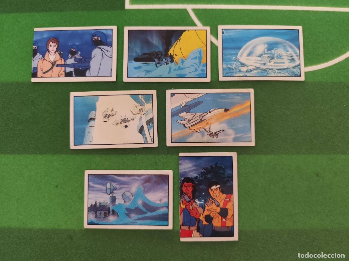 Coleccionismo cromos antiguos: 7 Cromos Gijoe Gi Joe Phoskitos Sin pegar
