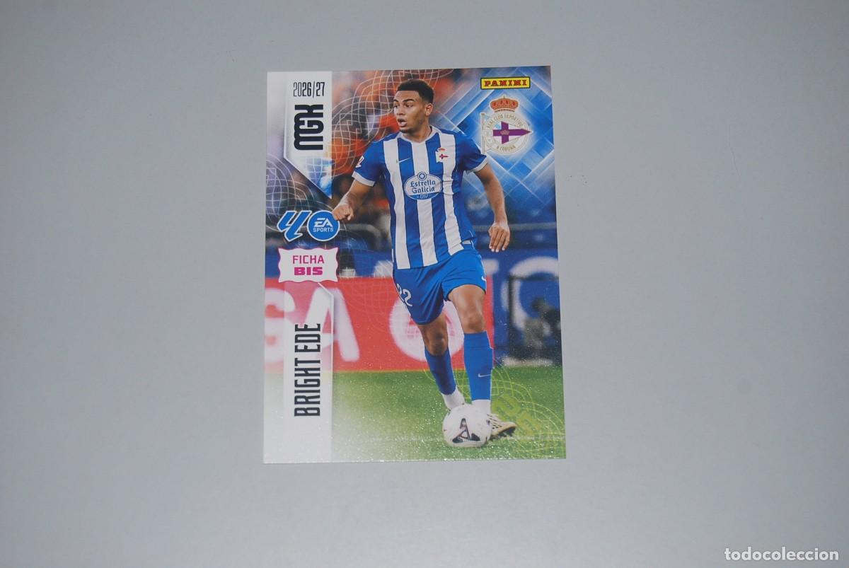 Collectable Antique Stickers: BRIGHT EDE DEL DEPORTIVO CORU&Ntilde;A MGK MEGACRACKS N&ordm; 133 BIS FICHA BIS LIGA 2026-2027 26-27 PANINI