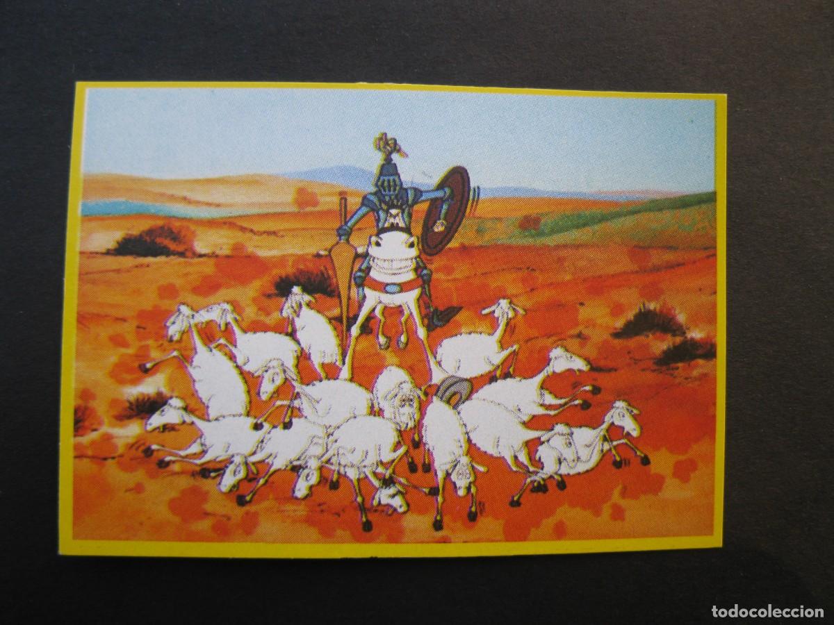 Coleccionismo cromos antiguos: DON QUIJOTE DE LA MANCHA - CROMO N&ordm; 31 - DANONE - NUNCA PEGADO.