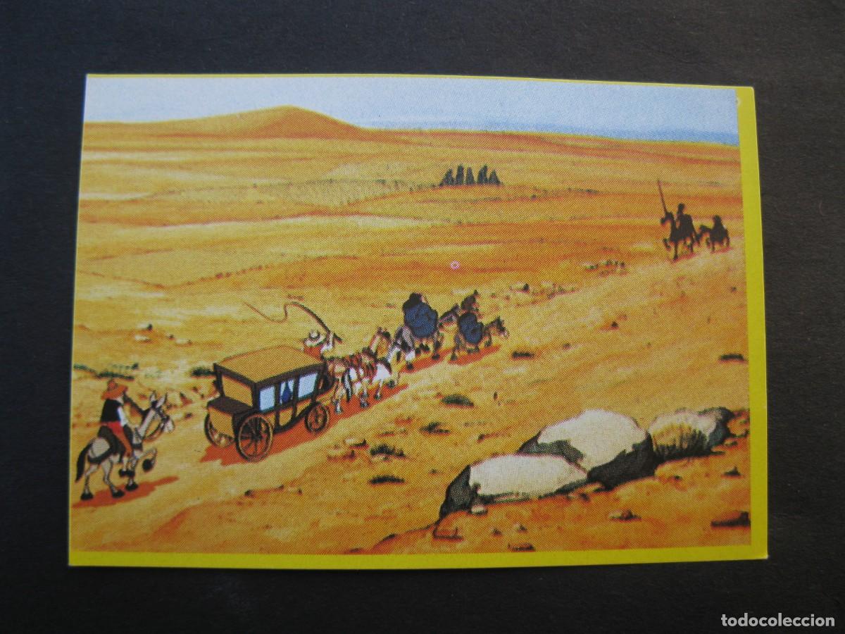 Coleccionismo cromos antiguos: DON QUIJOTE DE LA MANCHA - CROMO N&ordm; 18 - DANONE - NUNCA PEGADO.
