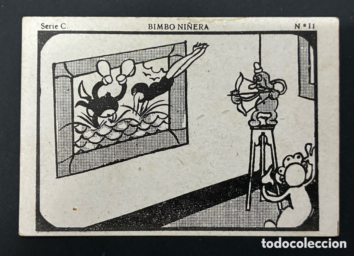 Coleccionismo cromos antiguos: CROMO COLECCION BIMBO NI&Ntilde;ERA # 2 SERIE C CHOLATES EVARISTO JUNCOSA