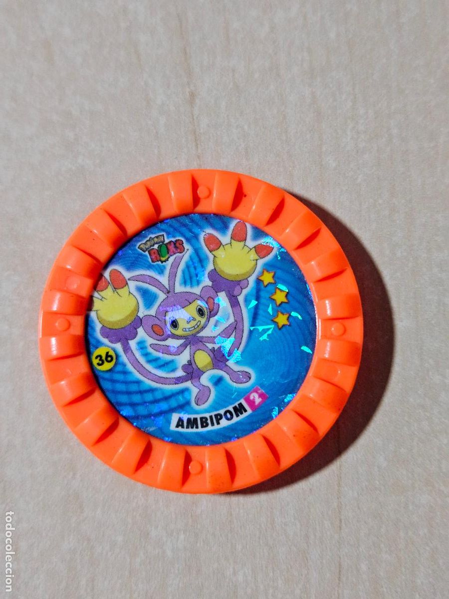 Coleccionismo cromos antiguos: COLECCI&Oacute;N TAZOS POKEMON ROKS - TAZO - TAZOS - N&ordm; 36 VERSION AMARILLO