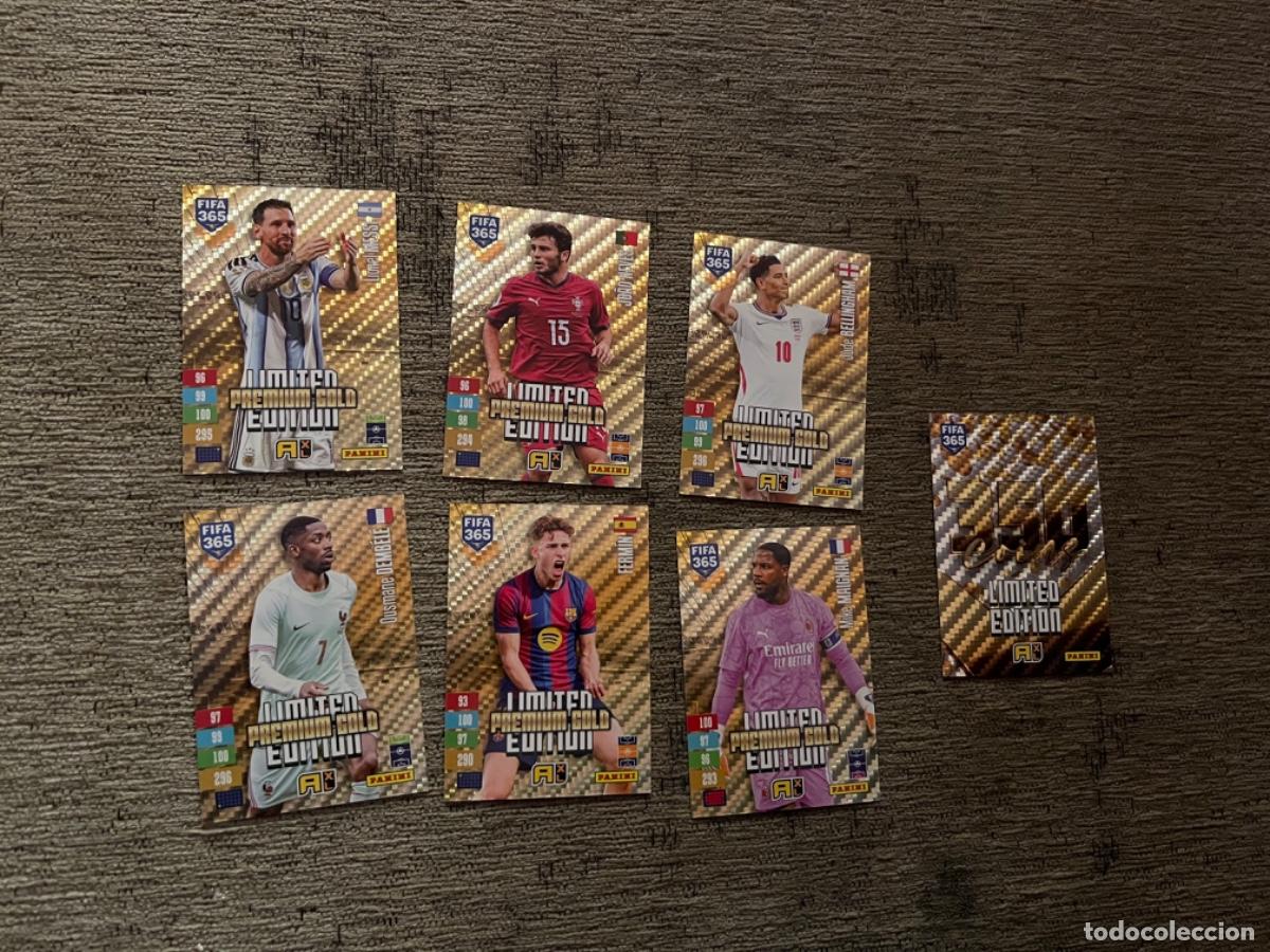 Collezionismo Figurine antiche: Lote 7 fichas premium gold m&aacute;s 350 coins adrenalyn FIFA 365 2027