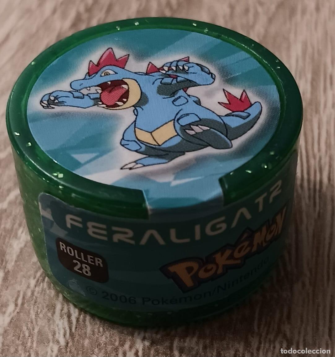 Coleccionismo cromos antiguos: ROLLER TAZO CAP SERIE POKEMON NINTENDO MAGIC BOX 2006