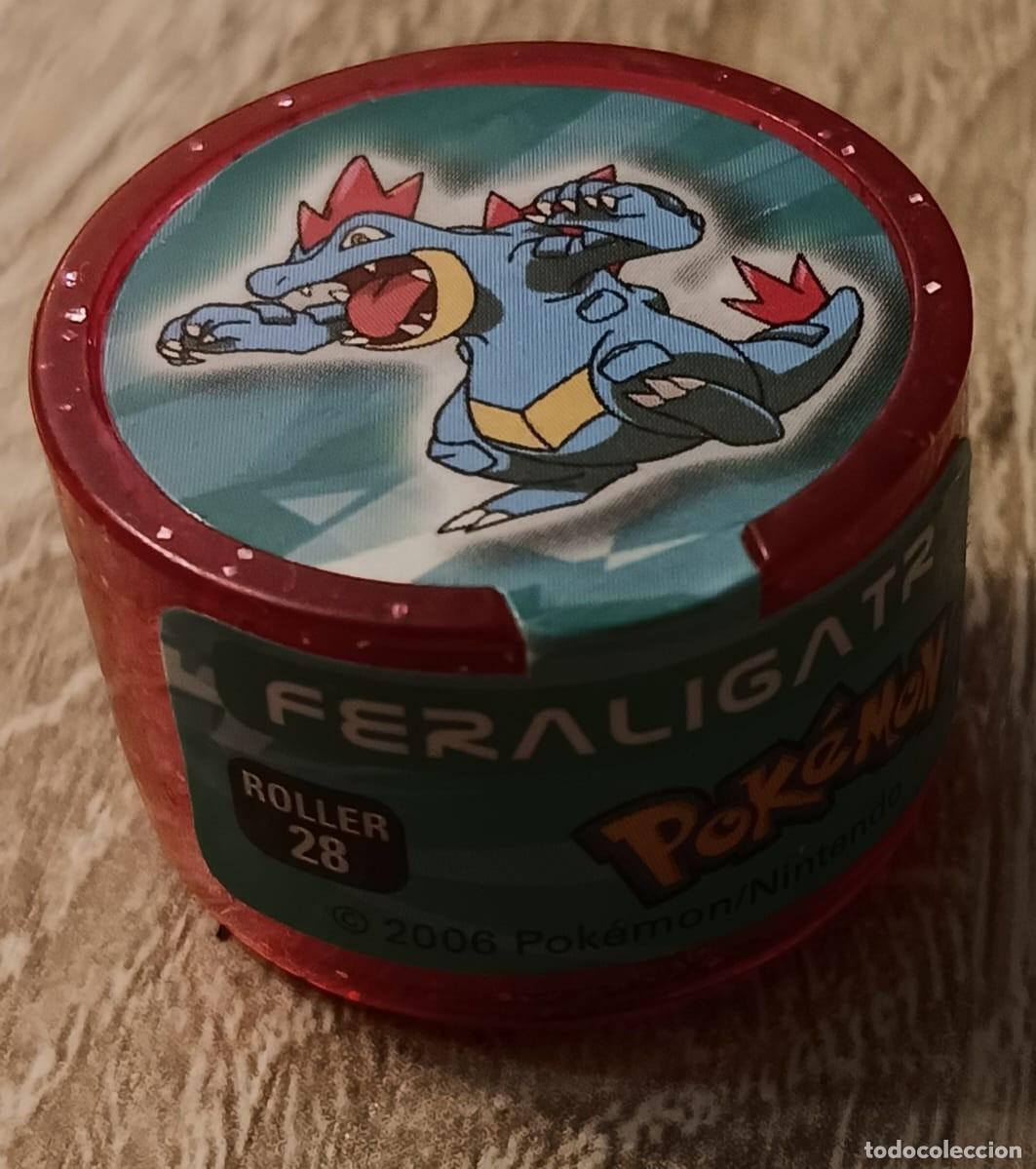 Coleccionismo cromos antiguos: ROLLER TAZO CAP SERIE POKEMON NINTENDO MAGIC BOX 2006