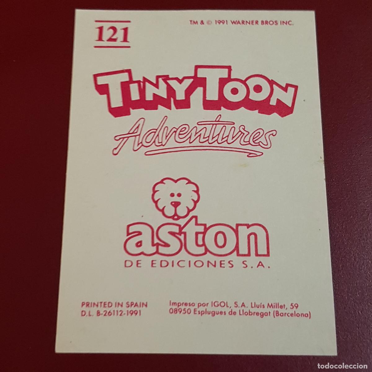 Coleccionismo cromos antiguos: ASTON - TINYTOON ADVENTURES - 121 - NUNCA PEGADO - Foto 2