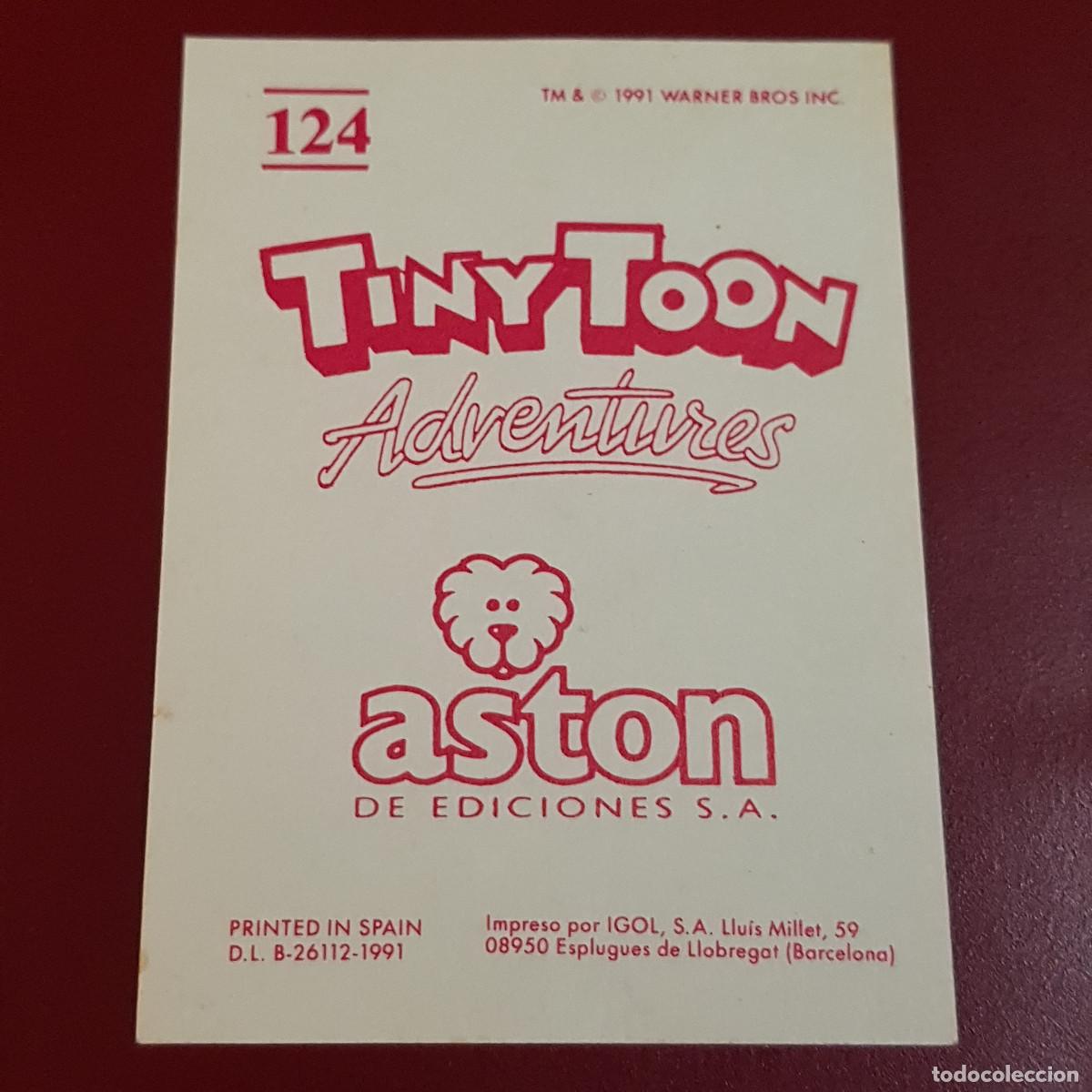 Coleccionismo cromos antiguos: ASTON - TINYTOON ADVENTURES - 124 - NUNCA PEGADO - Foto 2